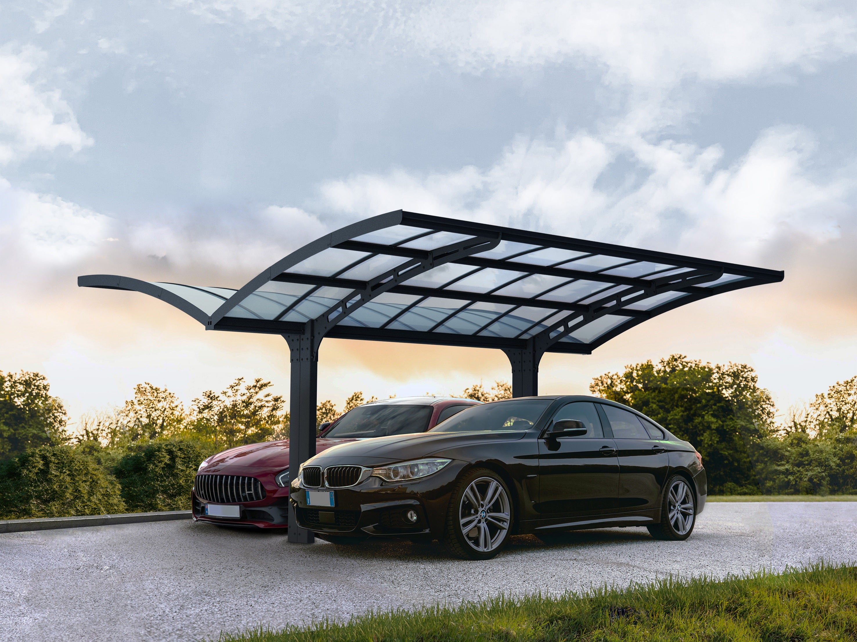 Arizona Double Carport Kit (Wing-Style)