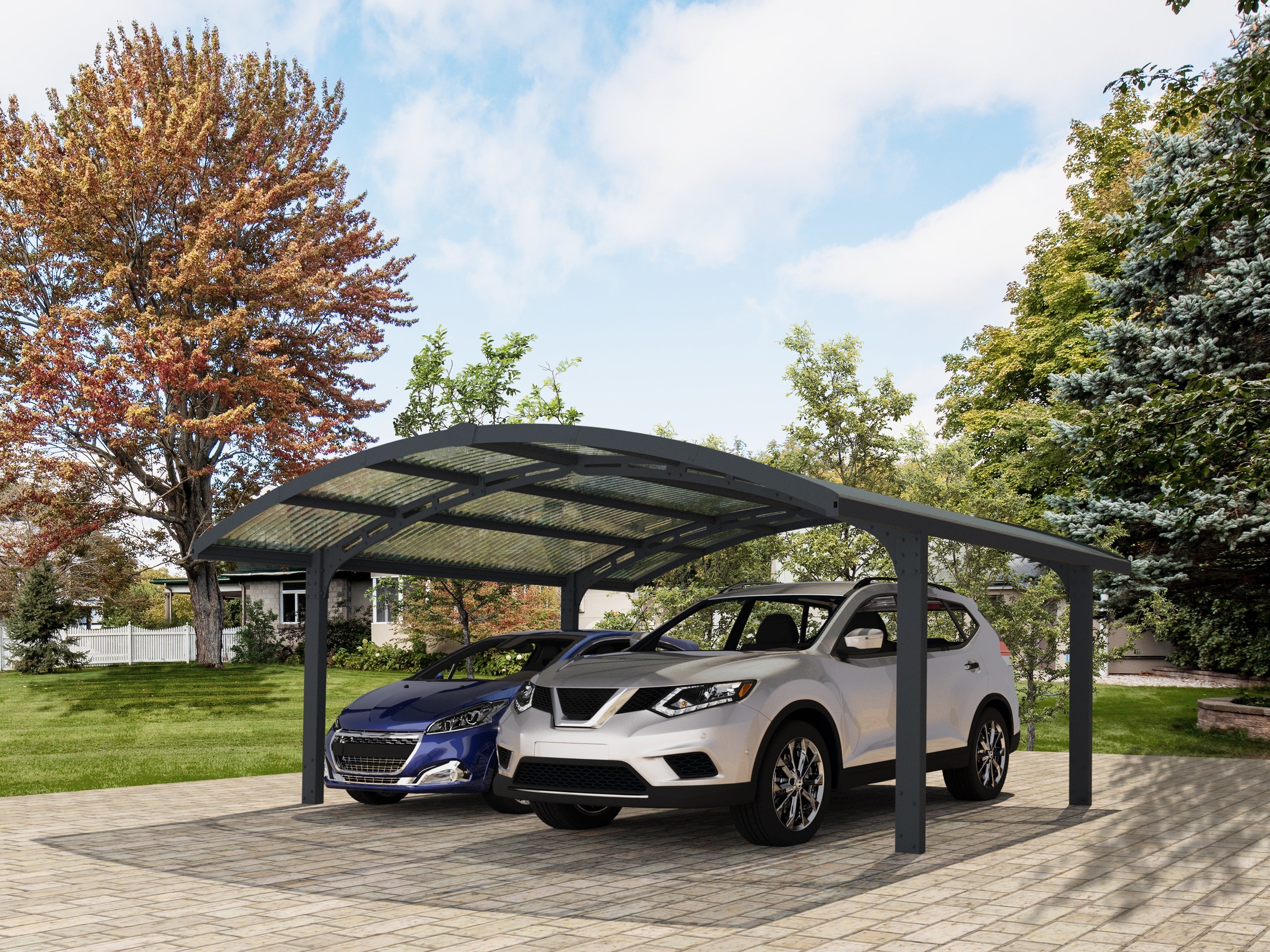 Arizona Double Carport Kit (Arch-Style)