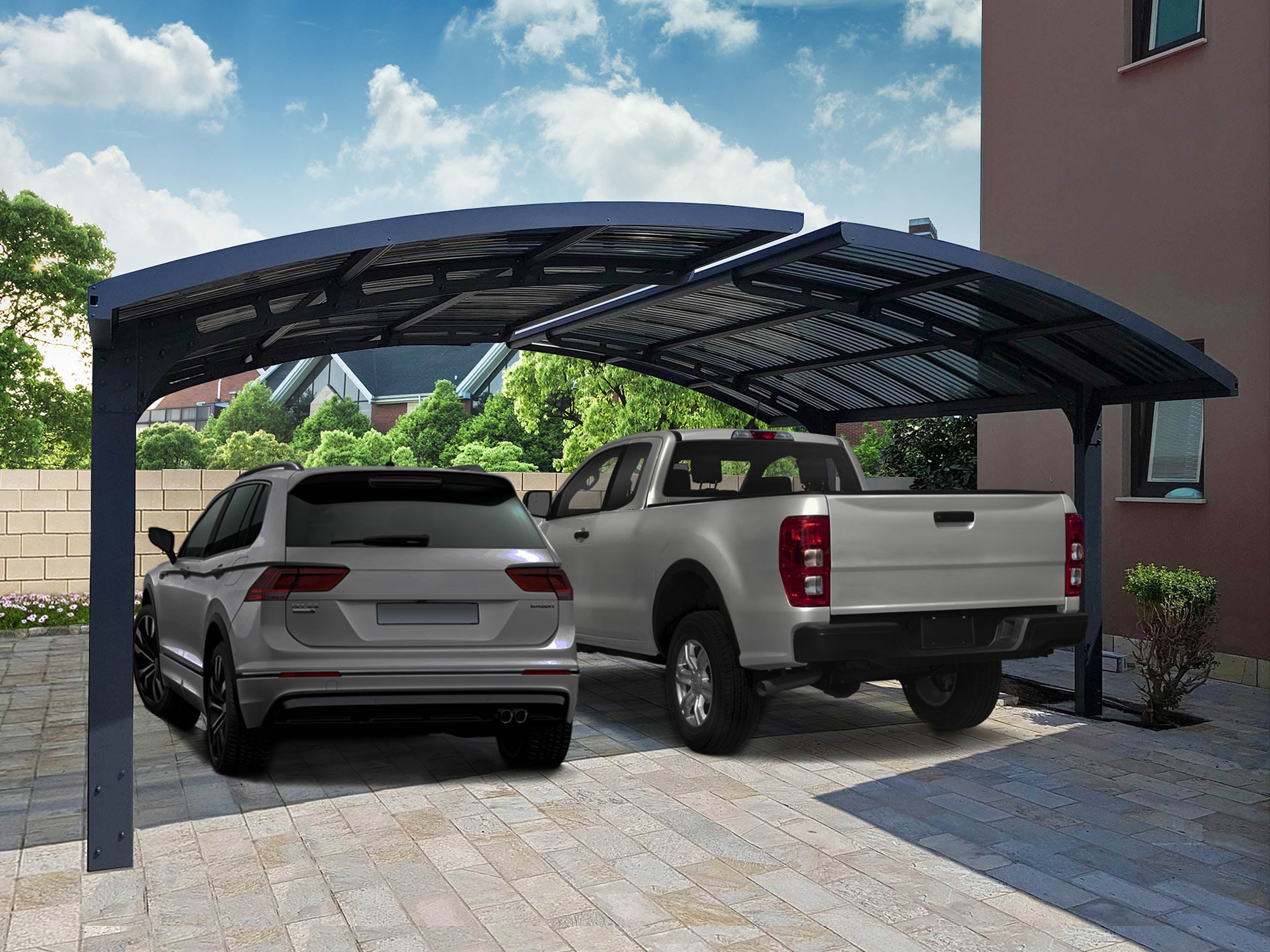 Arizona Double Carport Kit (Arch-Style)