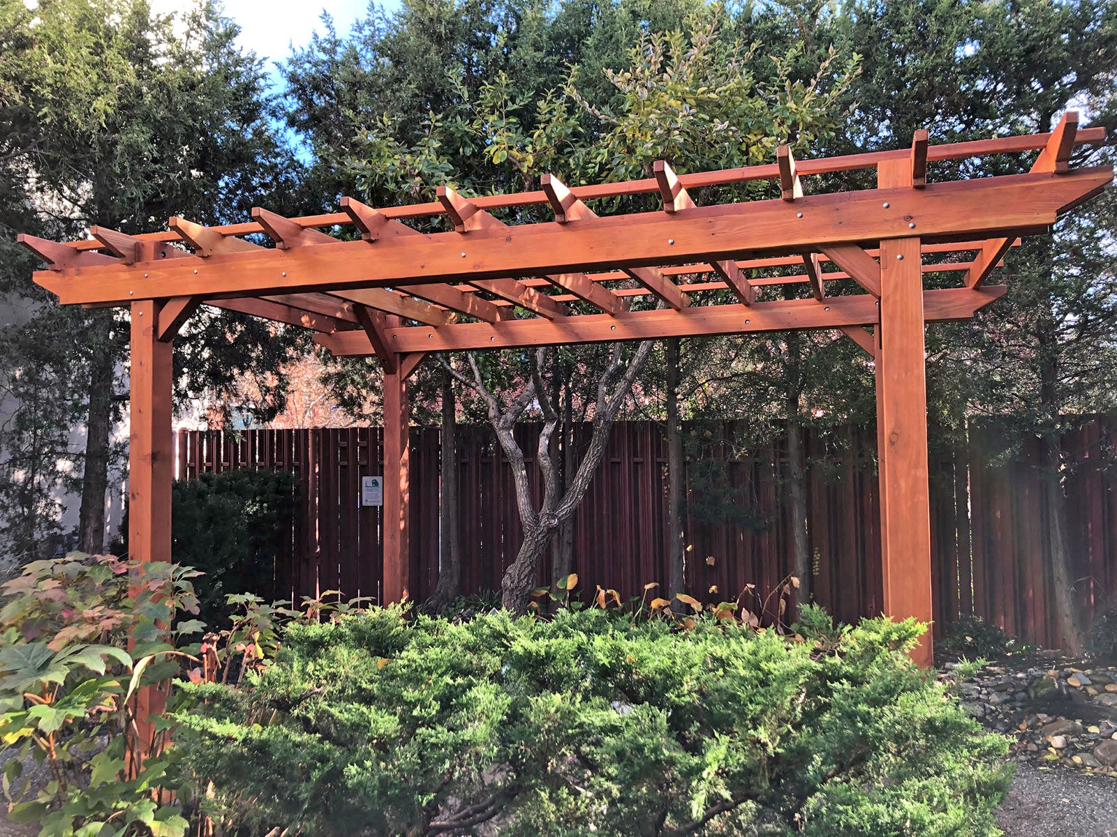 The Traditional Wooden Garden 14' Pergola