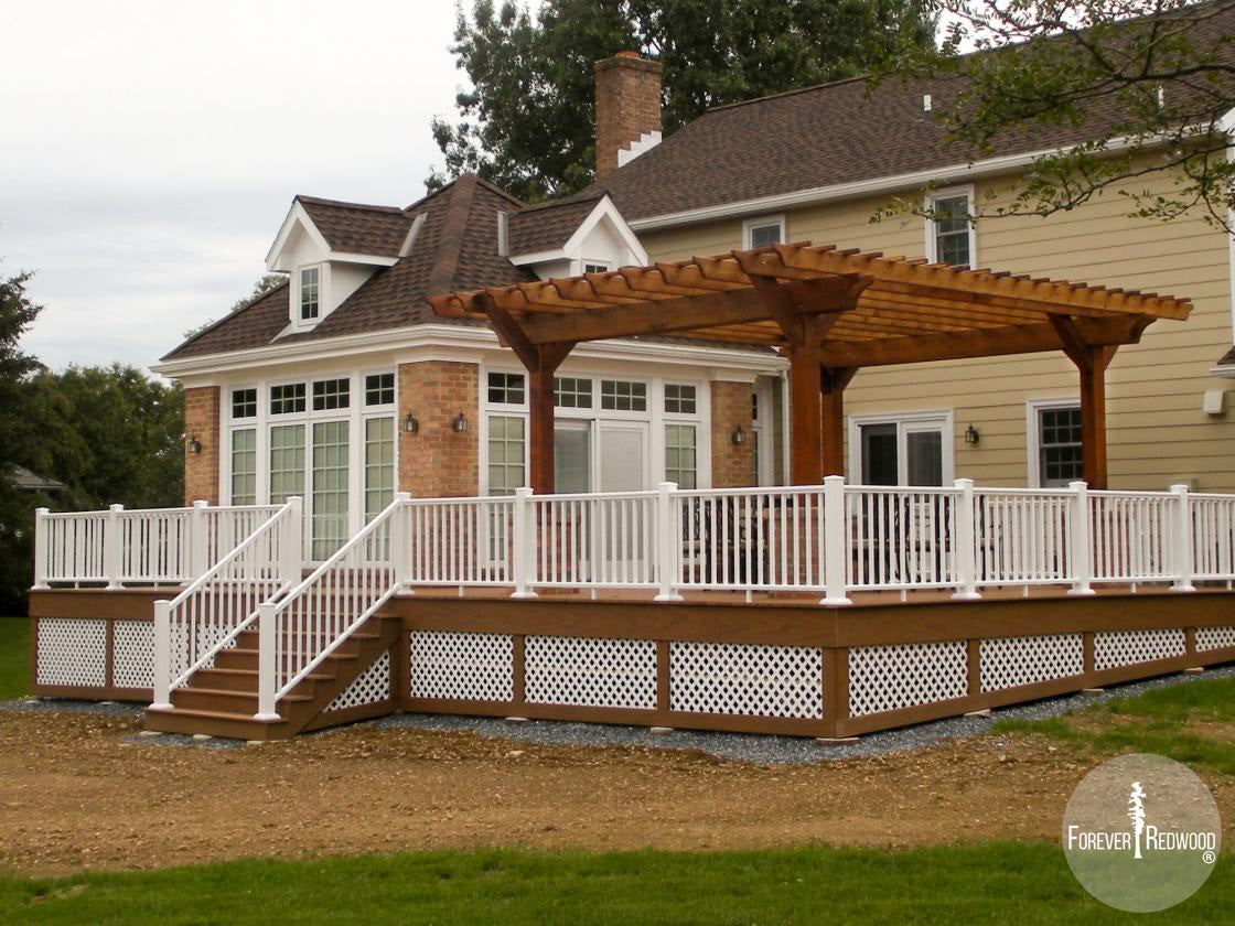 The Traditional Wooden Garden 20' Pergola